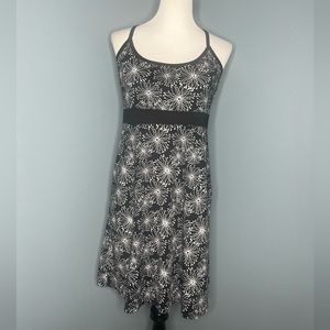 Lola by AFG Black + White Racerback Athletic Dress Size Large